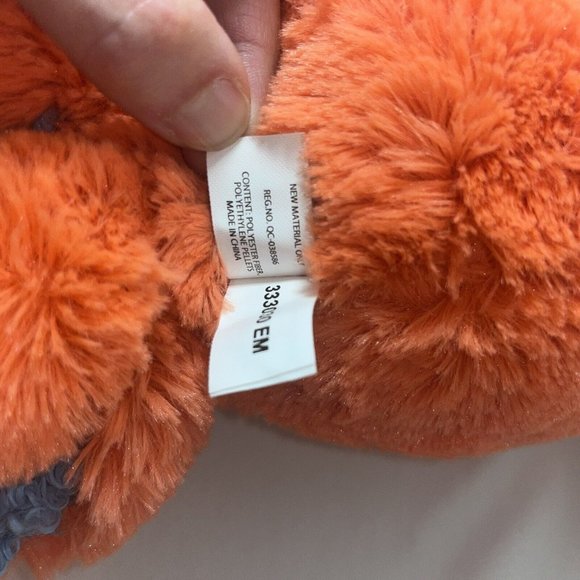 Manhattan Toy Co  Octopus Aqua Blue Coral Orange Tentacles Very Soft Clean Plush - Picture 12 of 15